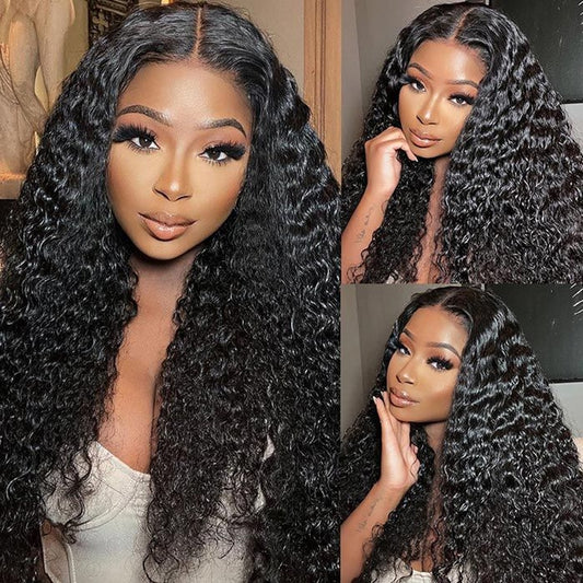 4x4 HD Lace Brazilian Deep Wave Closure Wig