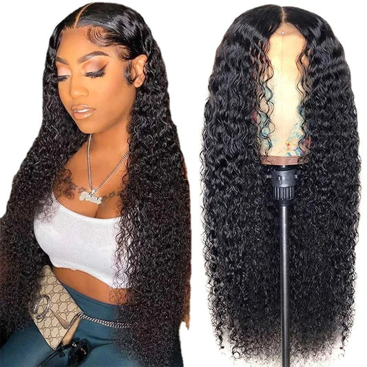 13x4 Brazilian Water Wave Lace Front Human Hair Wig