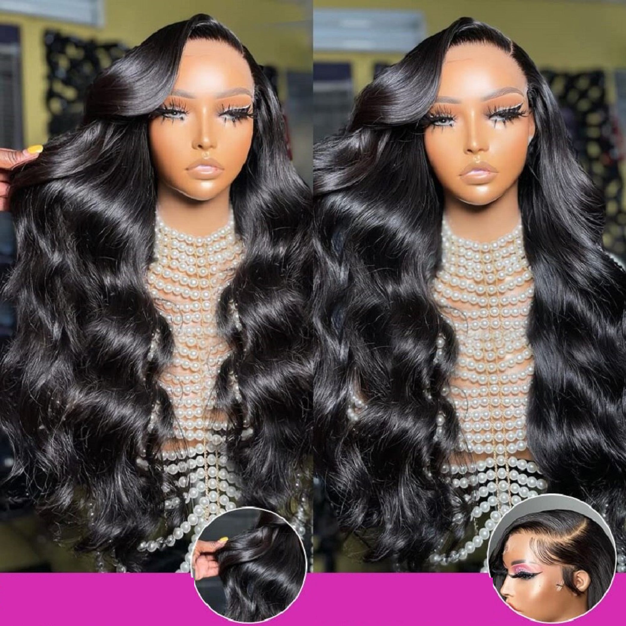 Unprocessed outlet body wave