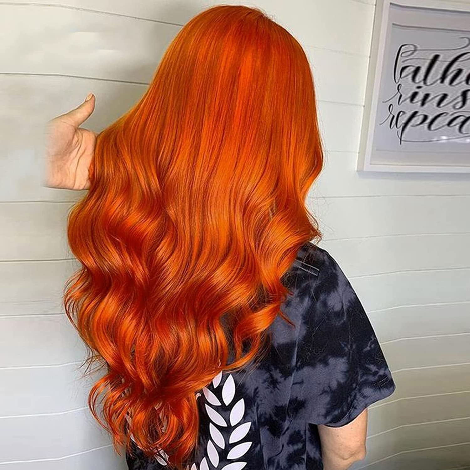 Brazilian Body Wave Ginger Orange 13x4 HD Lace Front Human Hair